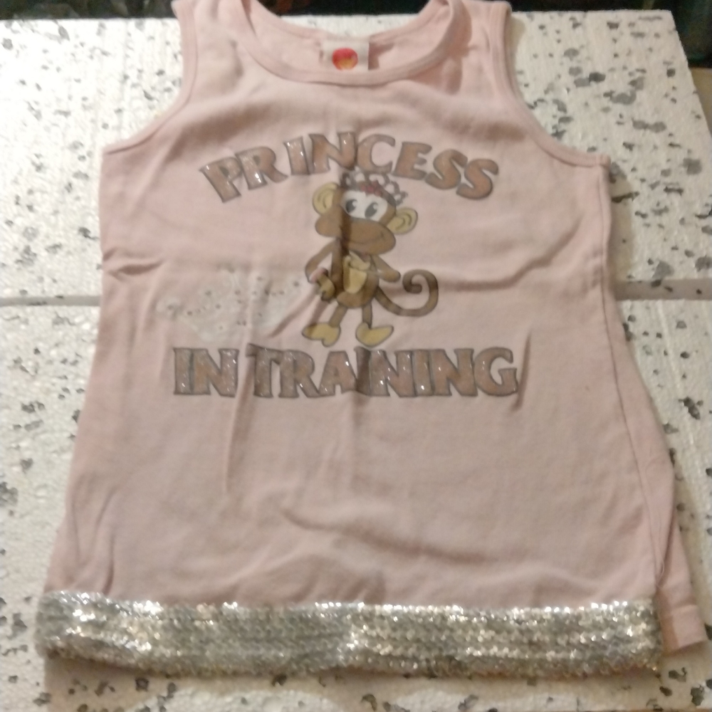 Girls pink tank top